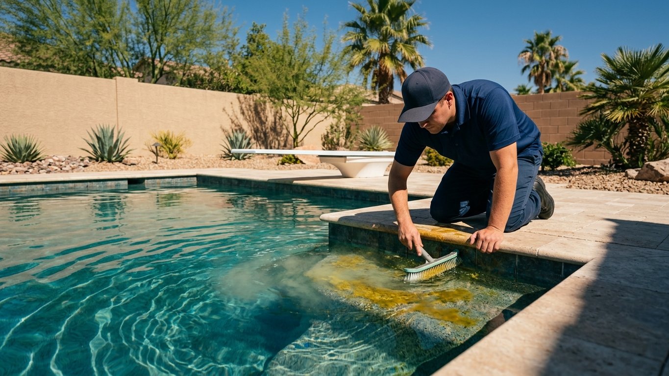 Algae Removal & Treatment in Las Vegas, NV — Las Vegas Pool Cleaner