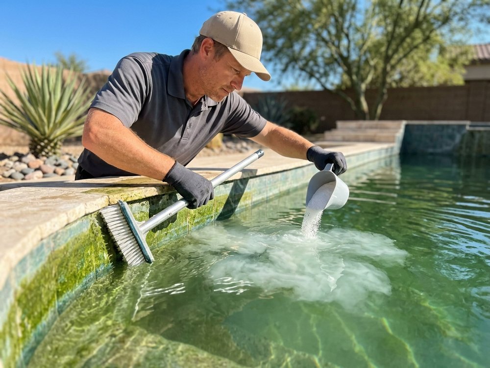 Green Pool Cleanup in Las Vegas, NV — Las Vegas Pool Cleaner