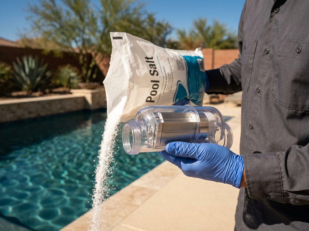 Saltwater System Conversion in Las Vegas, NV — Las Vegas Pool Cleaner
