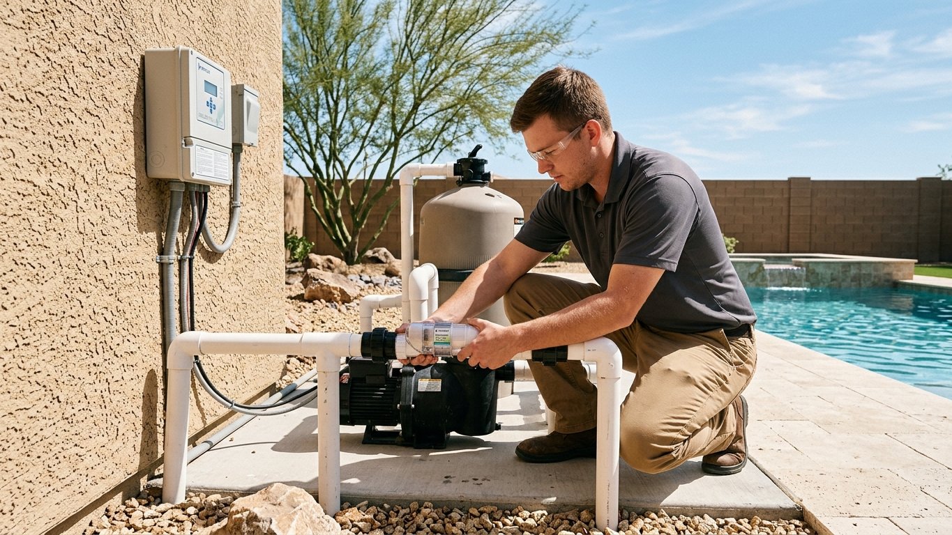 Saltwater System Conversion in Las Vegas, NV — Las Vegas Pool Cleaner