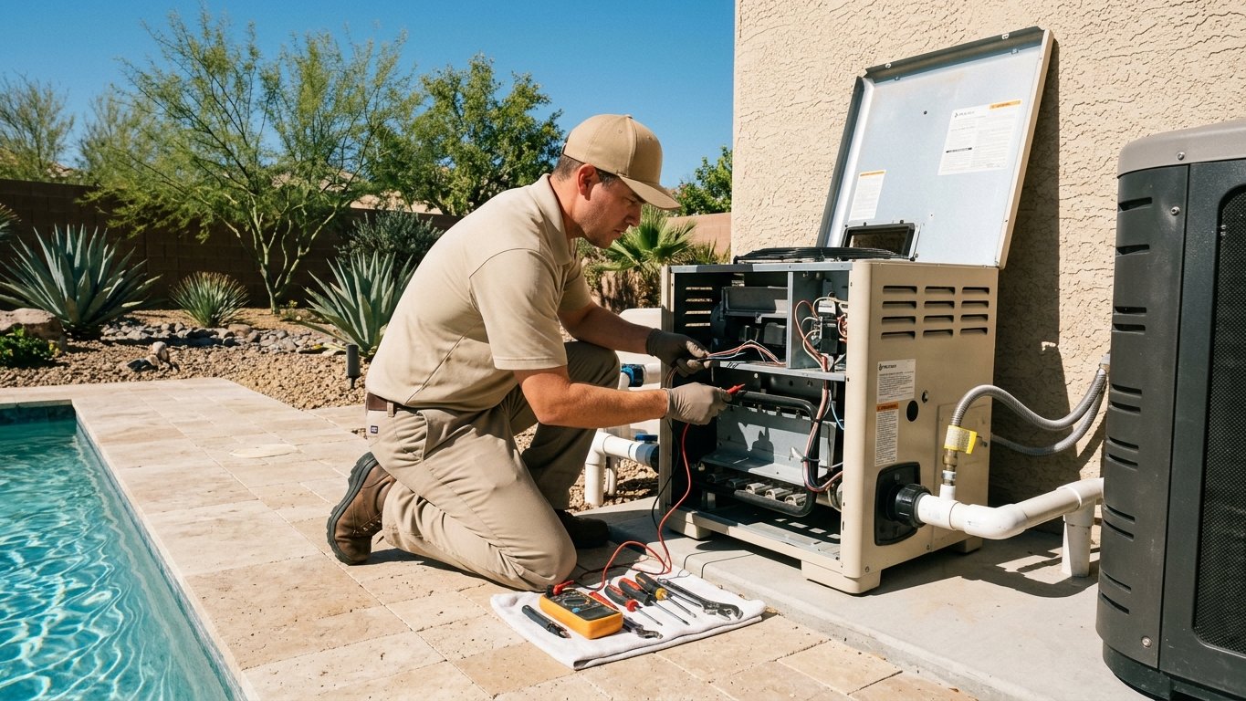 Pool Heater Repair in Las Vegas, NV — Las Vegas Pool Cleaner