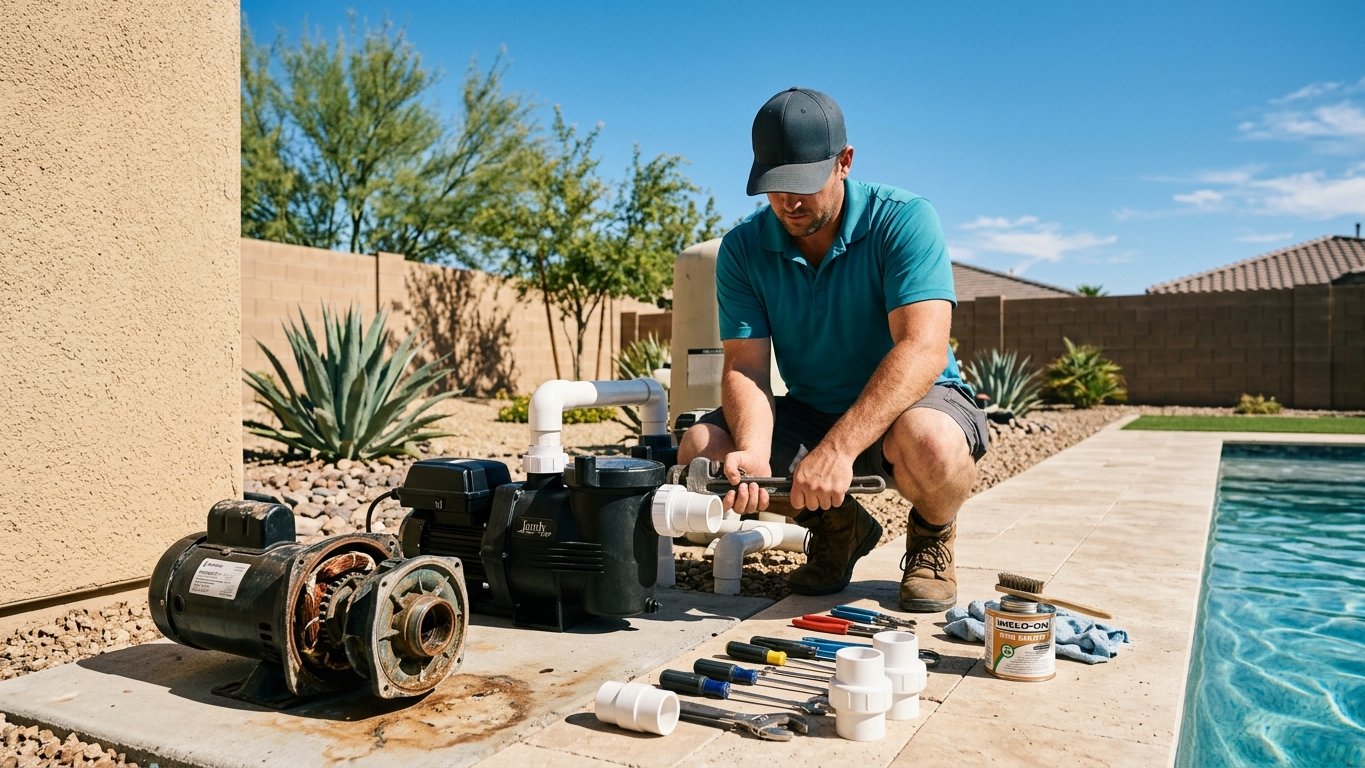 Pool Pump Repair & Replacement in Las Vegas, NV — Las Vegas Pool Cleaner