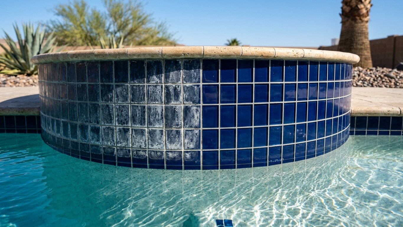 Pool Tile & Calcium Removal in Las Vegas, NV — Las Vegas Pool Cleaner